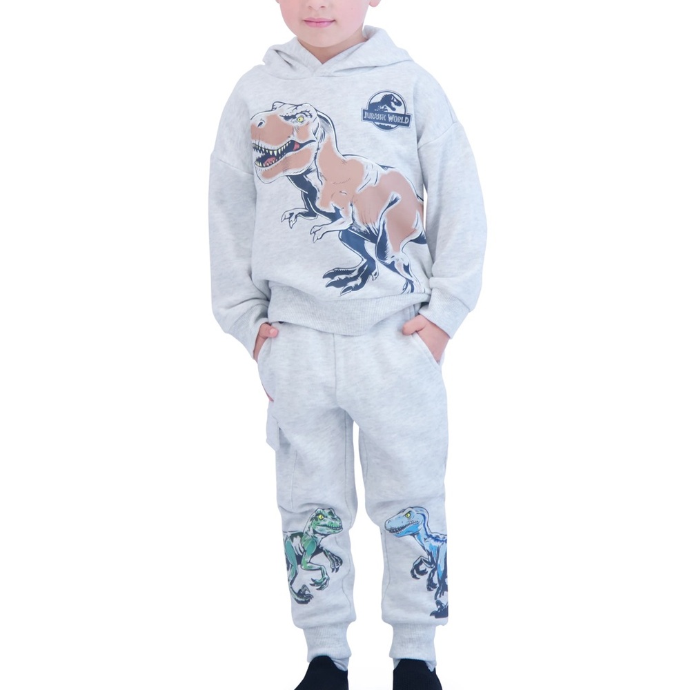 Jurassic World Dinosaur toddler Boys Hoodie and Jogger Set